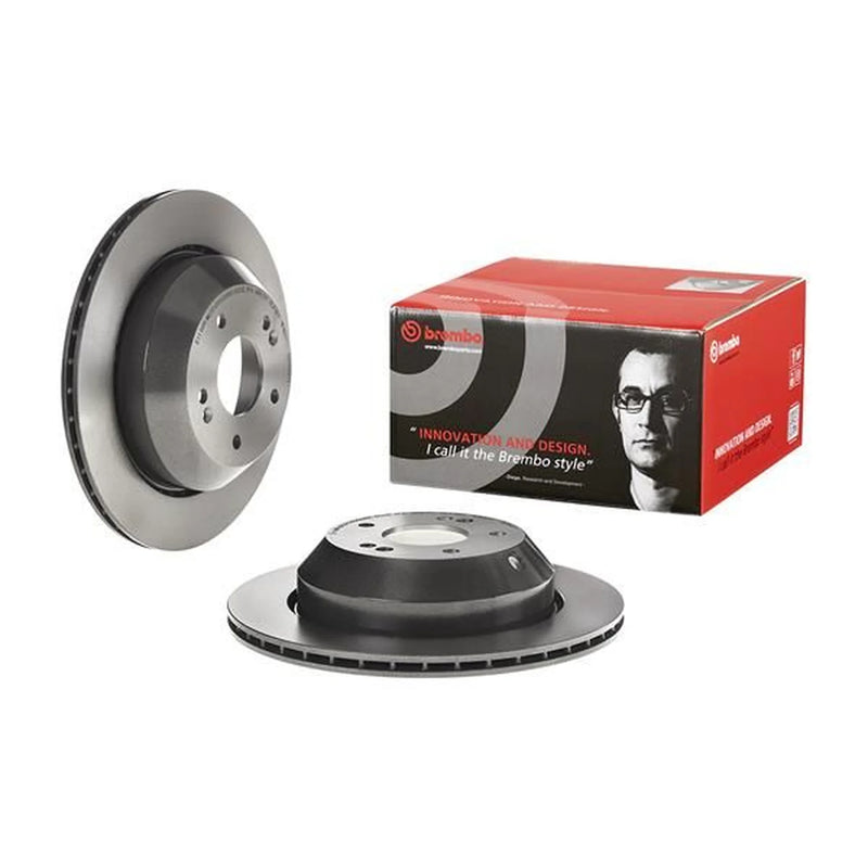 Brembo 2 x Brake Discs fits Kia Sorento III 2015-2020 2.2 2.4 3.3 3.5