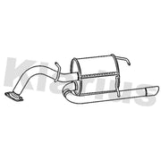 Klarius Box With Tail Pipe Rear fits Toyota Yaris/Vitz 2008-2011 1.33