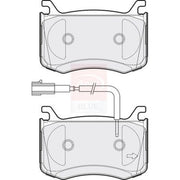 Apec Front Brake Pad Set PD4311