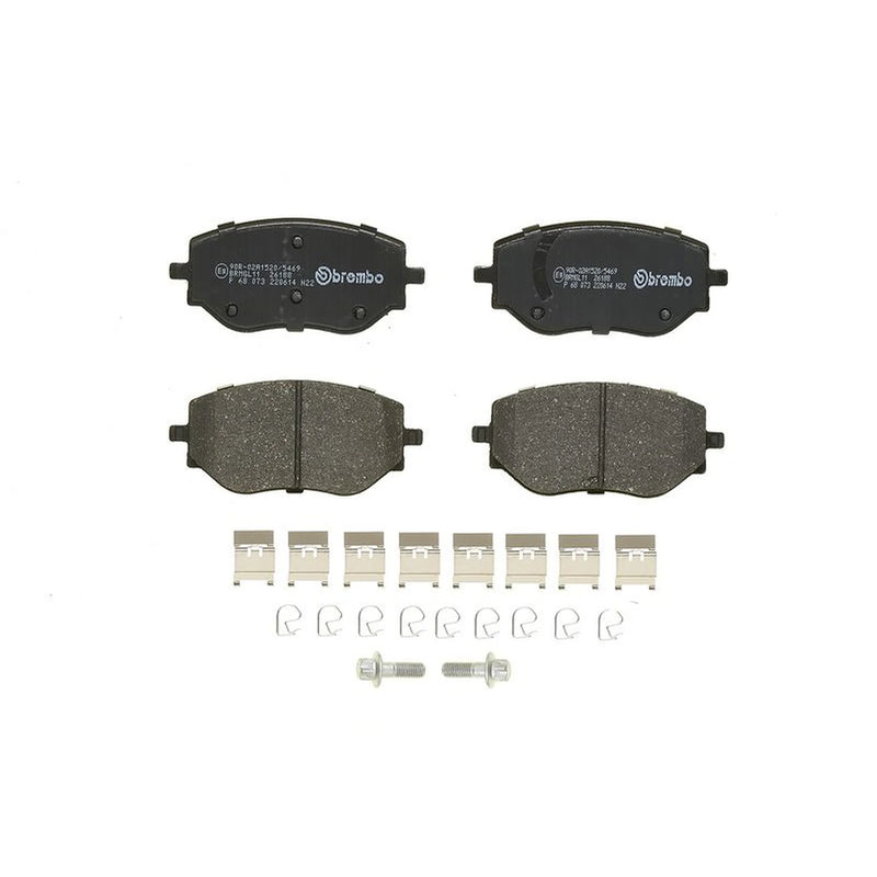 Brembo 4 x Front Brake Pad Set fits Dacia Jogger 2021 on 1.0