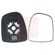 Apec Exterior Wing Mirror Glass Right fits Nissan Primastar 2001-2006