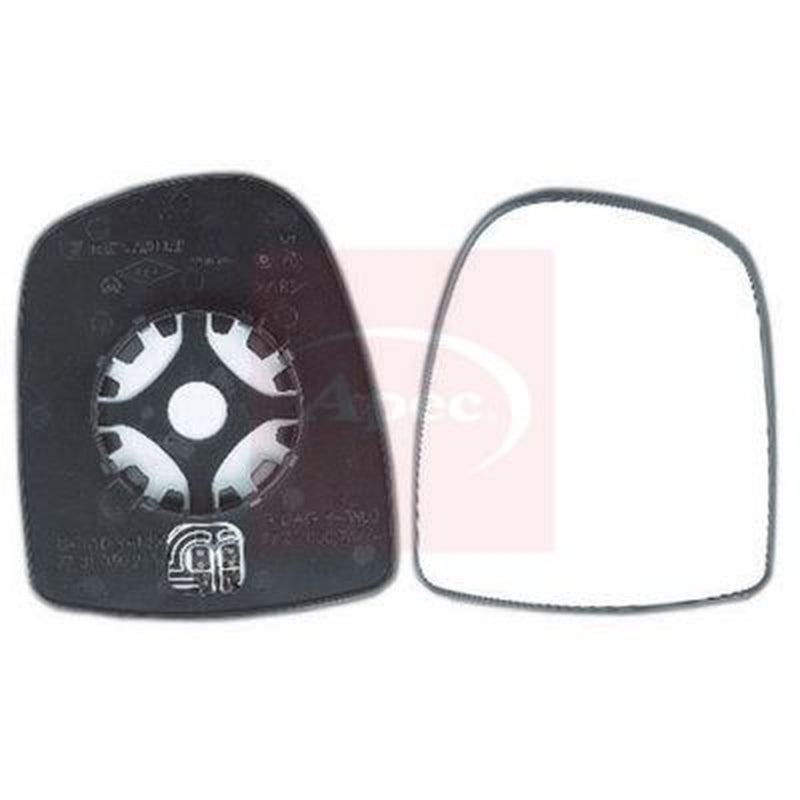 Apec Exterior Wing Mirror Glass Right fits Nissan Primastar 2001-2006