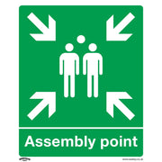 Sealey Safe Conditions Safety Sign Assembly Point Rigid Plastic SS37P1 Sealey - Dynamic Drive