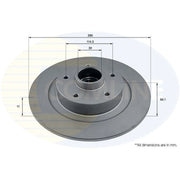 Comline Front & Rear Brake Discs & Pads fits Renault Megane IV 2019 on 1.8