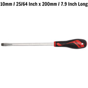 Teng Tools Flat Screwdriver 1.6 x 10.0 x 200mm XL Hex Shaft Teng Tools - Dynamic Drive