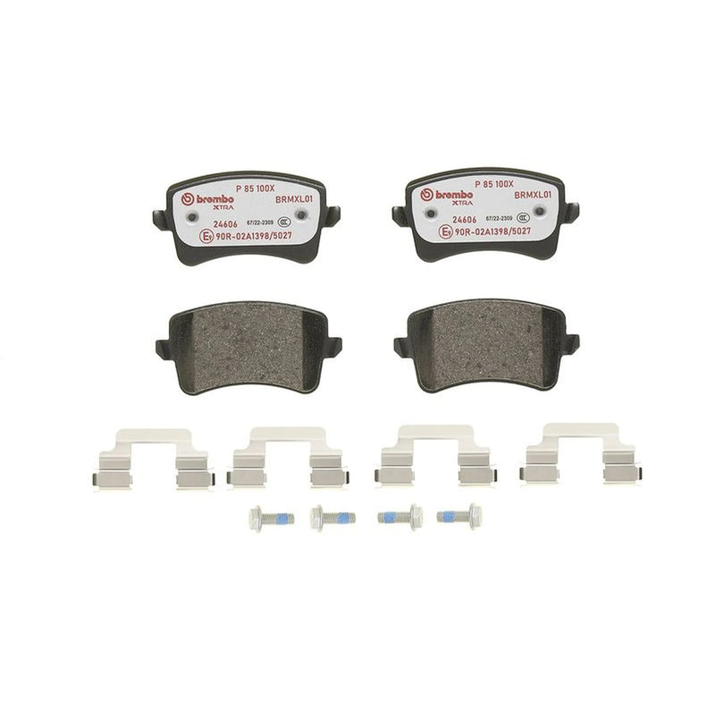 Brembo 4 x Rear Brake Pad Set fits Audi A4 Allroad B8 2009-2016 2.0 3.0