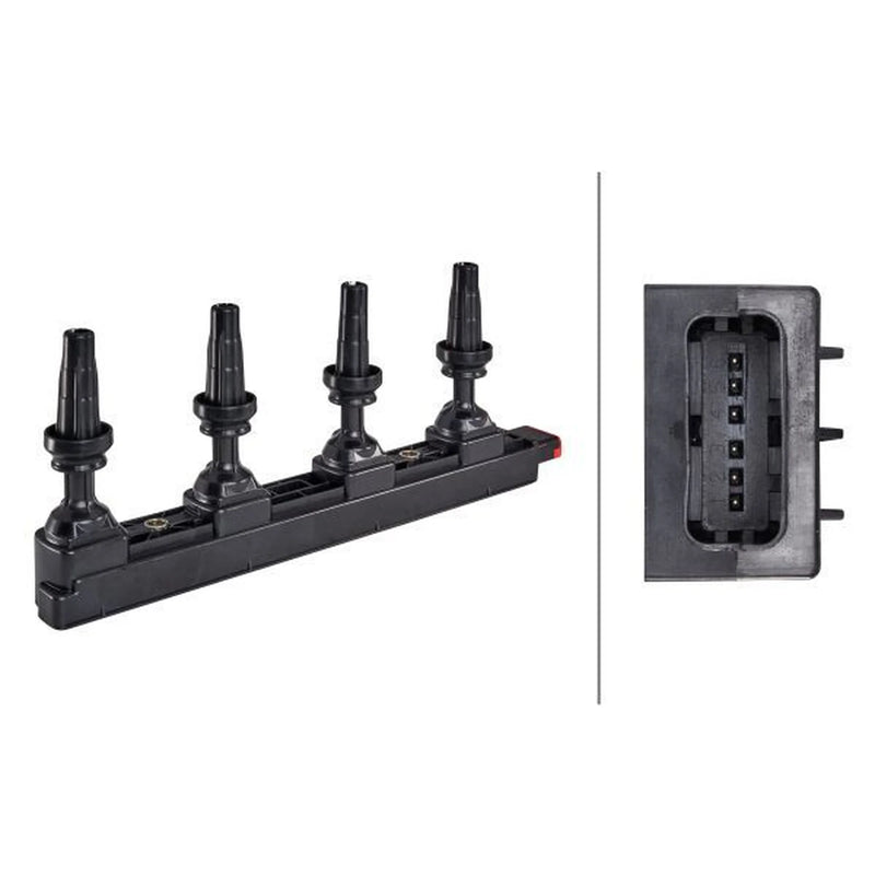 Hella Ignition Coil Pack fits Citroën C-Elysee 2012 on 1.6