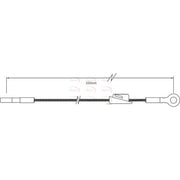 Apec Handbrake Cable Front CAB1555