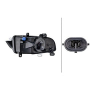 Hella Front Right Fog Light H8 fits Audi A1 2010-2018 1.0 1.2 1.4 1.6 1.8 2.0