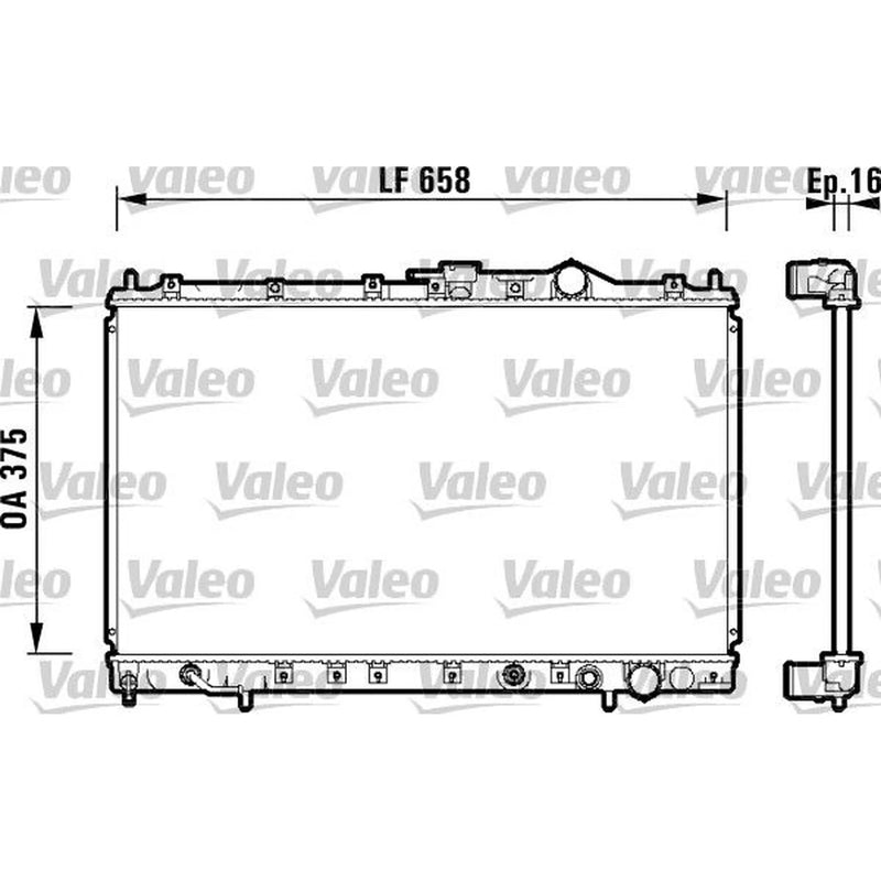 Valeo Engine Radiator 734136