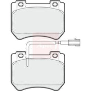 Apec Front Brake Pad Set fits Alfa Romeo 159 2005-2011 1.9 2.0 2.2