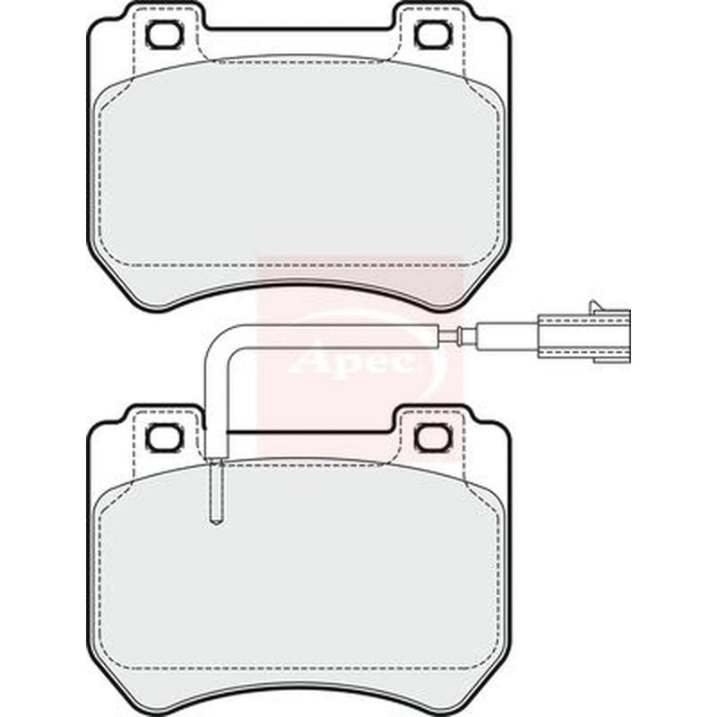 Apec Front Brake Pad Set PAD1786