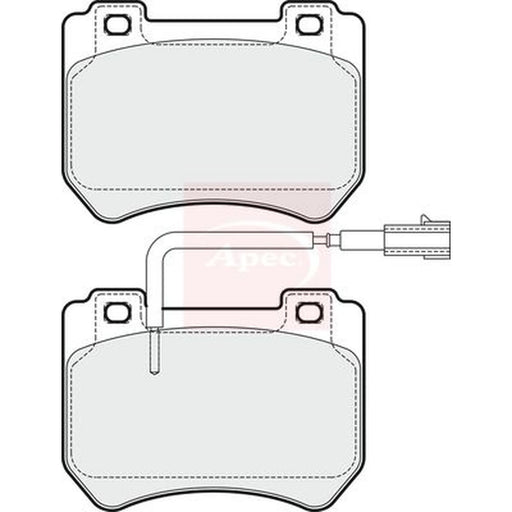 Apec Front Brake Pad Set PAD1786