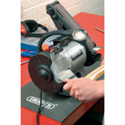 Draper Bench Grinder with Sanding Belt and Worklight, 150mm, 370W 05096 Draper - Dynamic Drive