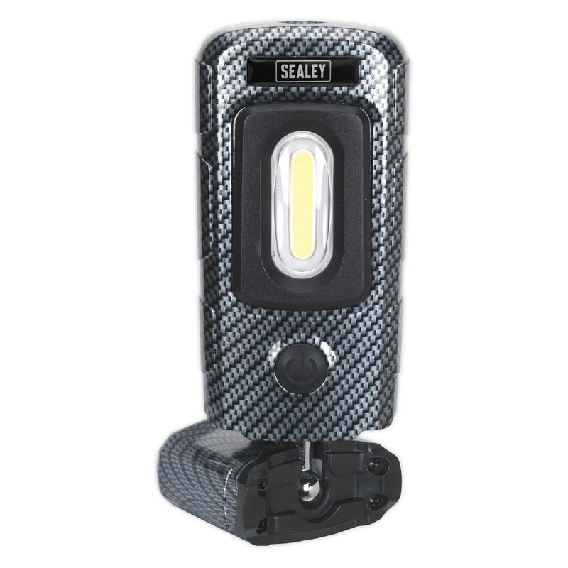 Sealey Rechargeable 360 Inspection Light 3W COB & 1W SMD LED Carbon Fibre Effect Sealey - Dynamic Drive