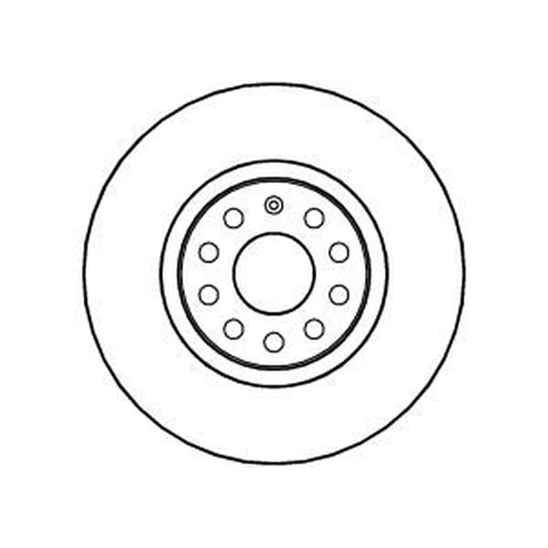 Abtex 2 x Vented Front Brake Discs BD1085V-x2