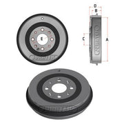 Juratek Brake Drum Assembly Rear JDR027