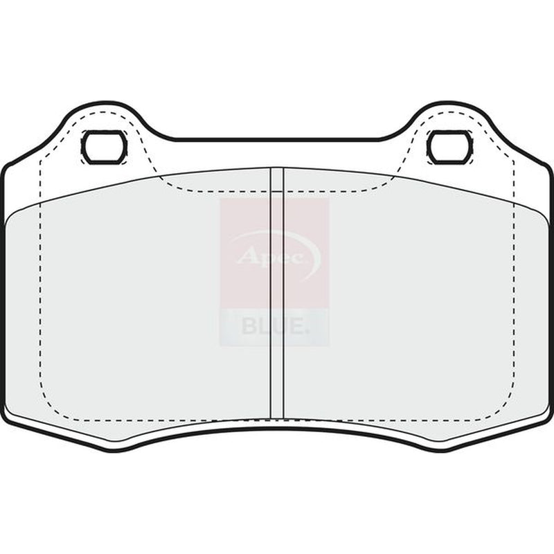 Apec Front Brake Pad Set fits Citroën DS3 2011-2015 1.6