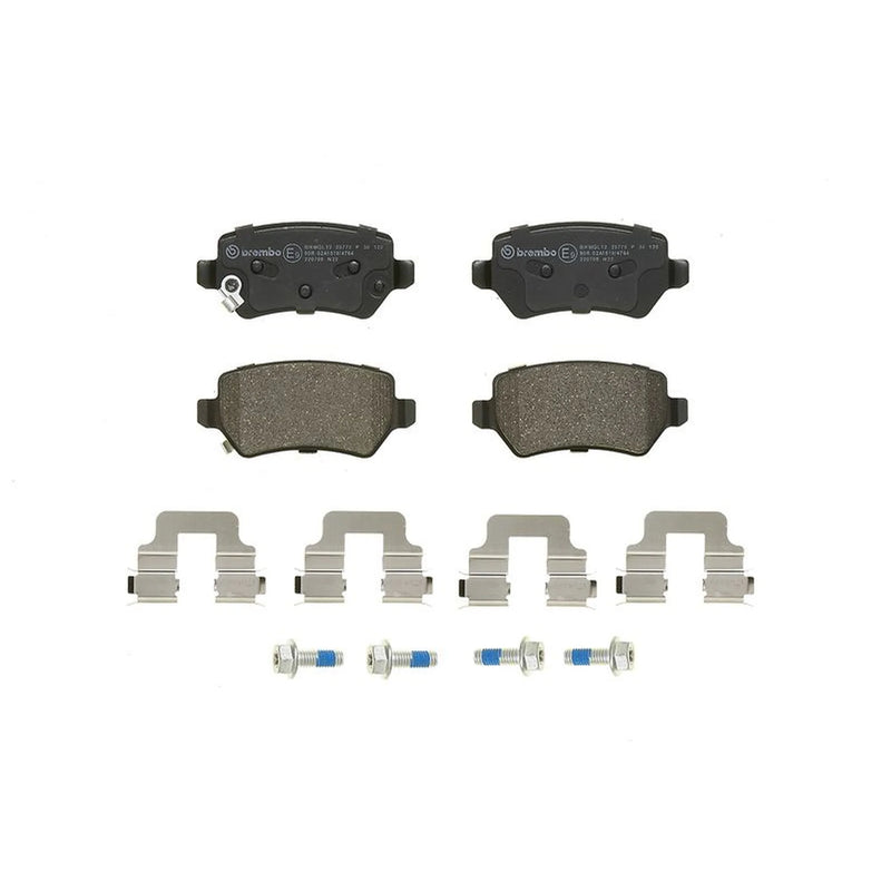 Brembo 4 x Rear Brake Pad Set fits Kia Cee'D 2012-2018 1.0 1.4 1.6