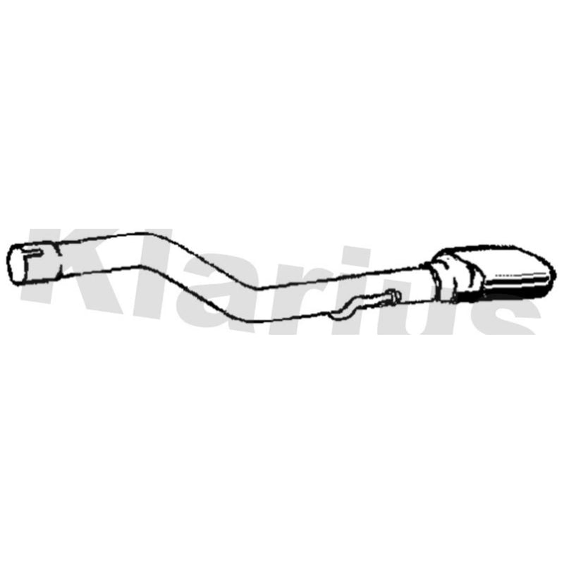 Klarius Exhaust Pipe OD fits Opel Insignia A Sports Tourer 2008-2015 2.0