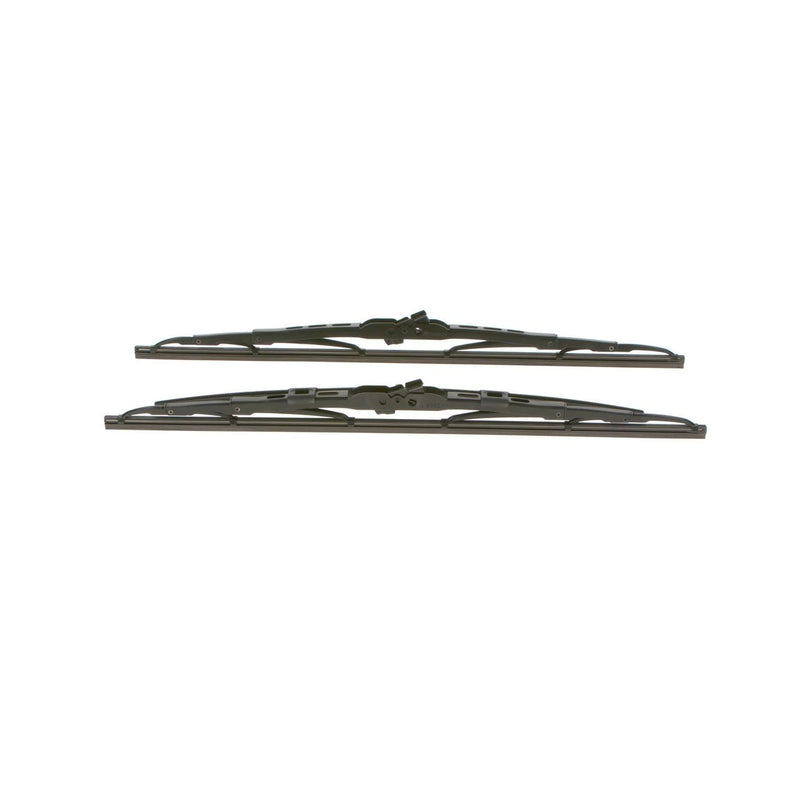 Bosch Front & Rear Super Plus Wiper Blade Set fits Renault Clio I 1996-1998 1.9