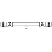 NAPA Brake Hydraulic Hose Line inner NBH1249