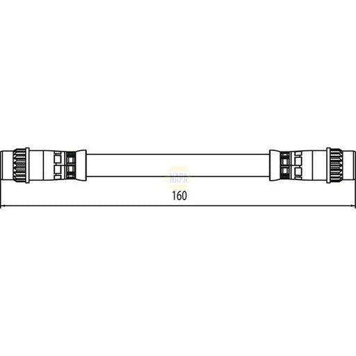 NAPA Brake Hydraulic Hose Line inner NBH1249