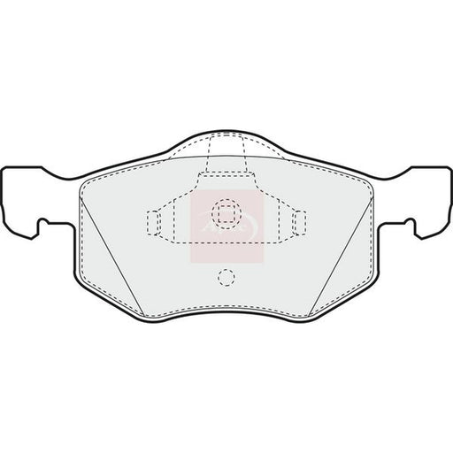 Apec Front Brake Pad Set fits Ford Maverick 2001 on 2.0 3.0