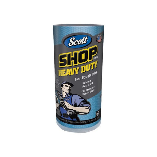 Kimberley Clarke SCOTT® Blue Heavy-Duty Shop Cloth Roll Kimberley Clarke - Dynamic Drive