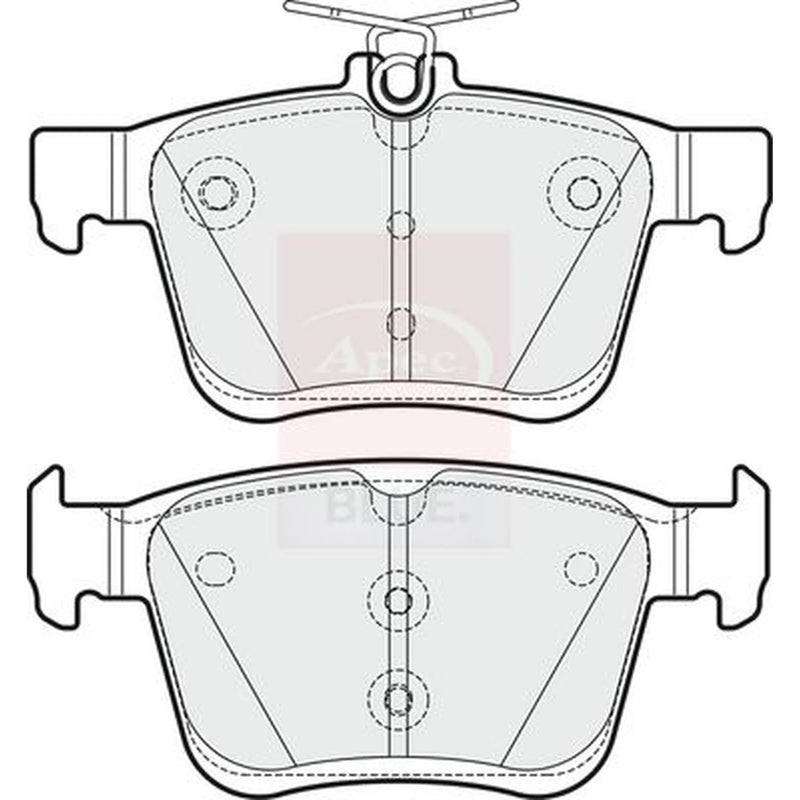 Apec Rear Brake Pad Set PD3366
