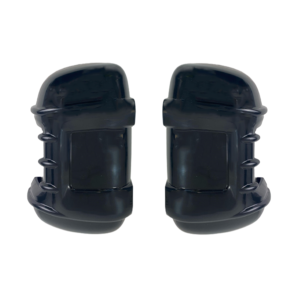 Milenco Motorhome Mirror Protectors Guards Black fits Fiat Ducato Peugeot Boxer Milenco  - Dynamic Drive