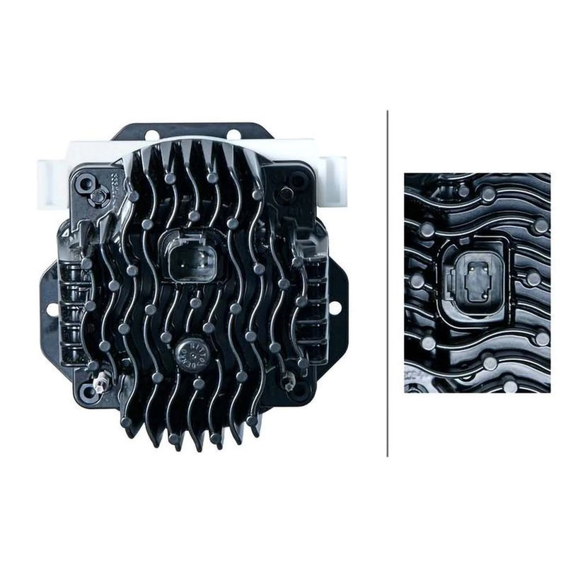 Hella Headlight 90MM Led Round Essential De-Us A/F MD12/ Right 1AL 015 318-251