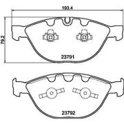Mintex Front Brake Internally Vented Discs & Pads fits BMW 7 2003-2008