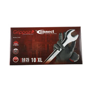 Connect Grippaz XLarge Black Nitrile Gloves Box 50pc/25 Pairs 37307 Tool Connection - Dynamic Drive