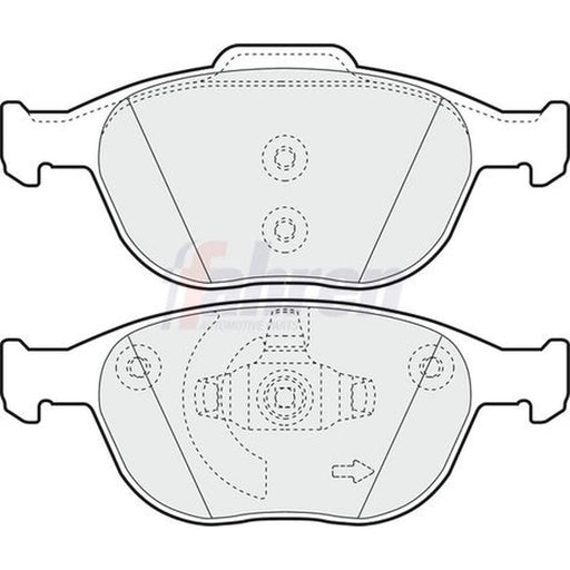 Fahren Front Brake Pad Set FBP3074