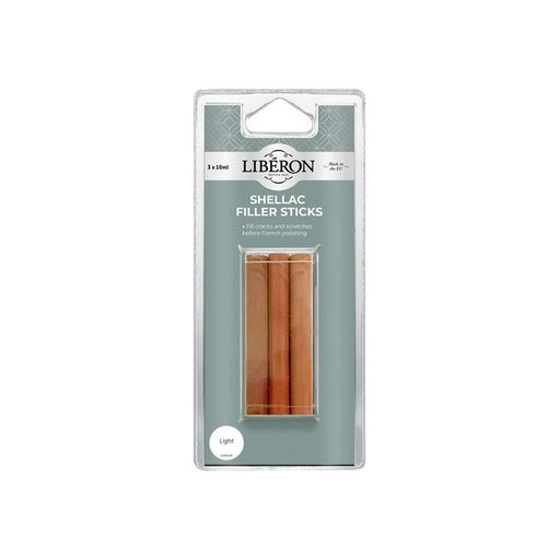 Liberon Shellac Filler Sticks Light (3 Pack) Liberon - Dynamic Drive