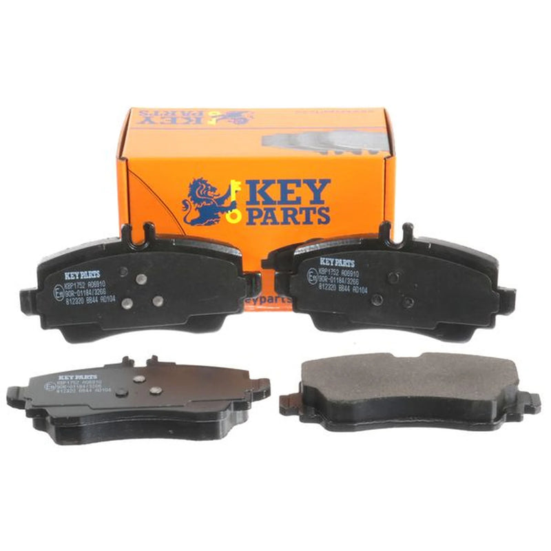 Key Parts 4 x Front Brake Pad Set fits Mercedes-Benz A-Class 1997-2004