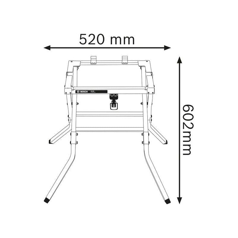 Bosch GTA 600 Professional Saw Stand Bosch - Dynamic Drive