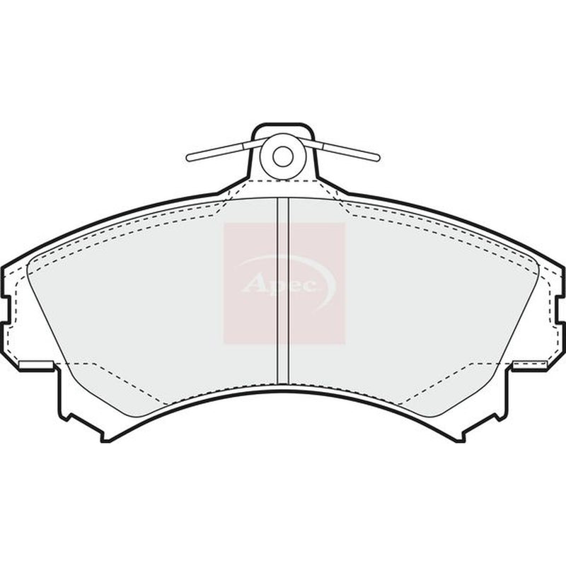 Apec Front Brake Pad Set fits Mitsubishi Colt Czc VI 2006-2009 1.5