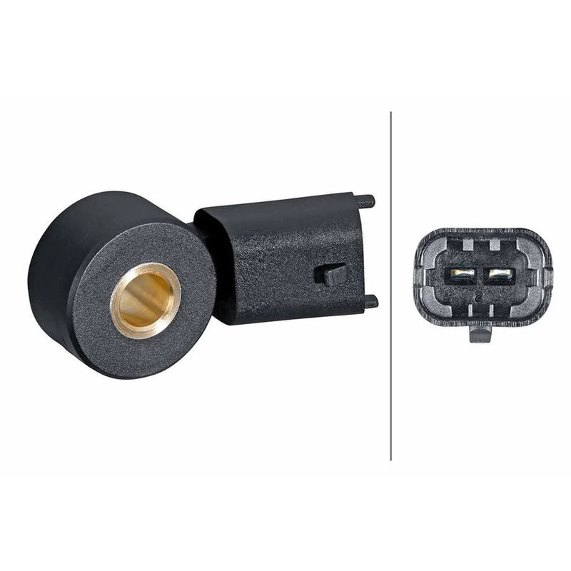 Hella Engine Knock Sensor fits Chevrolet Aveo 2011-2015 1.2 1.4