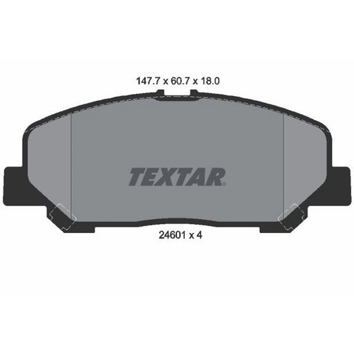 Textar Front Brake Pad Set 2460101