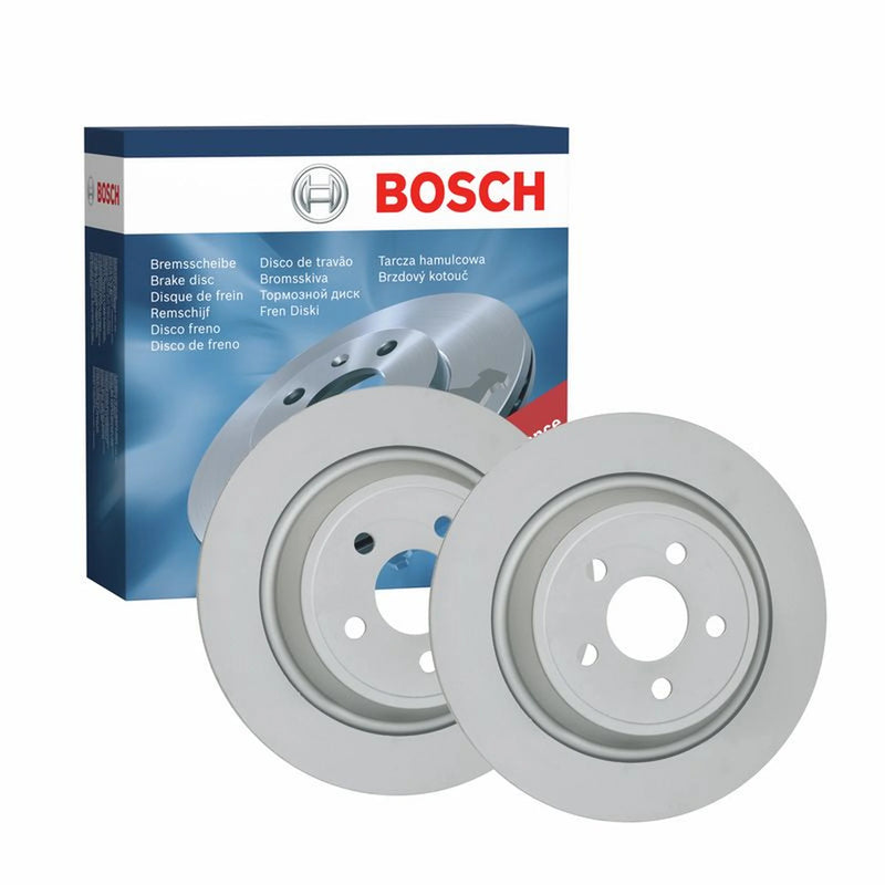 Bosch 2 x Solid Rear Brake Discs 0986479D47-x2
