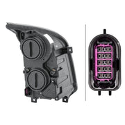Hella Headlight Headlamp P21/5W Left fits VW Crafter 30-35 Bus 2011-2016 2.0