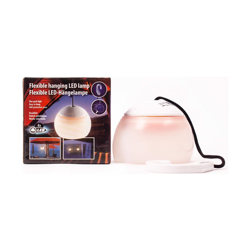 Pendant Lamp Flexible 4 Led Light Outdoor Lighting with Hook for Tents / Gazebos / Awning Zekker  - Dynamic Drive