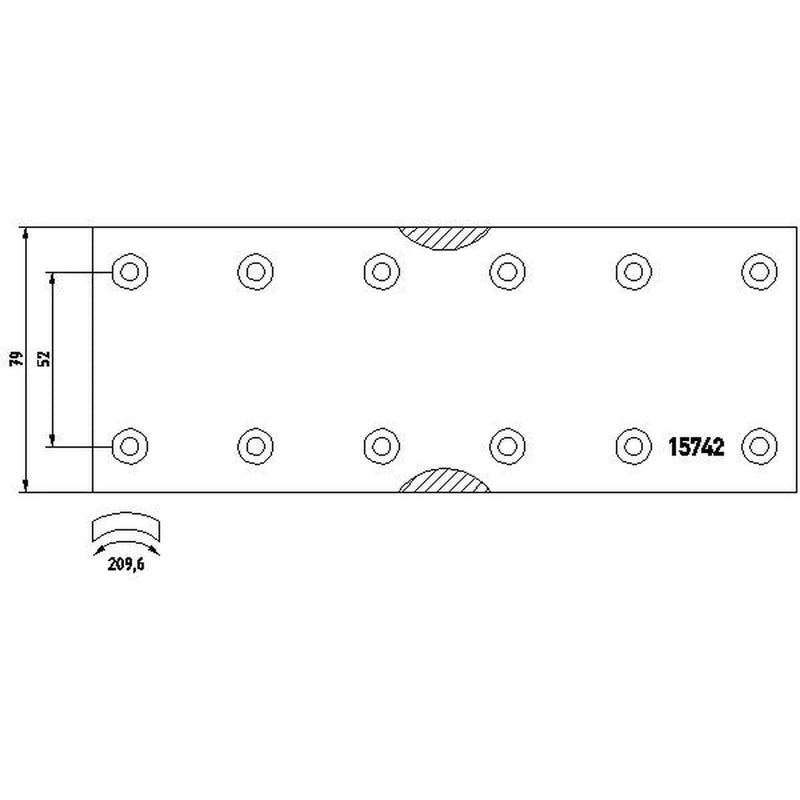 DON Don Cv Brake Lining Set fits Mercedes-Benz T1/TN 1981-1995
