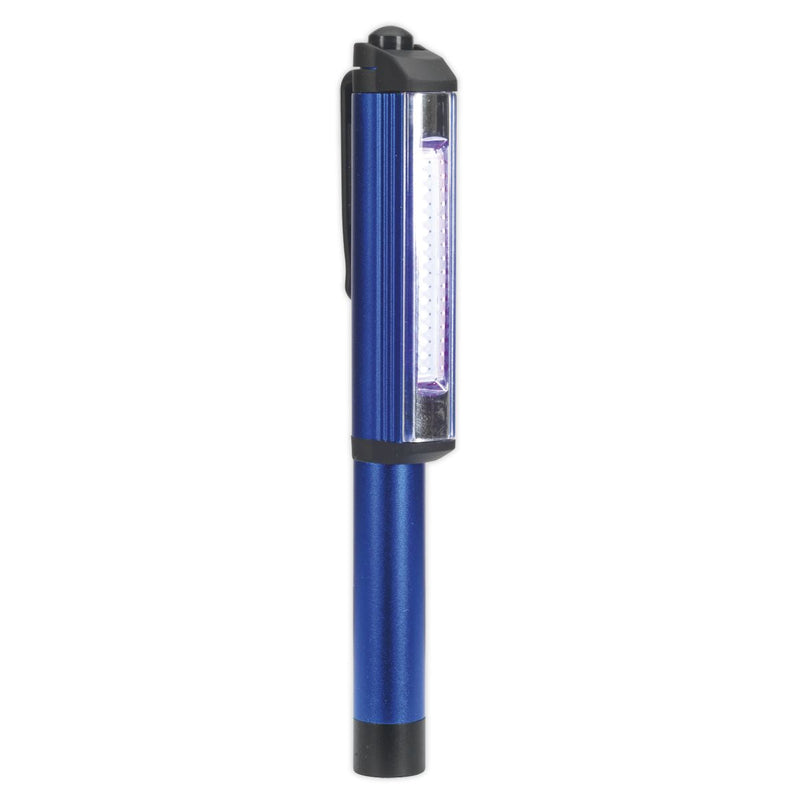 Sealey Pen Light Ultraviolet 3W Cob Led 3 X AAA Cell Sealey - Dynamic Drive