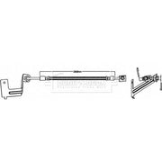 Borg & Beck Brake Hydraulic Hose Line Rear Left BBH8635