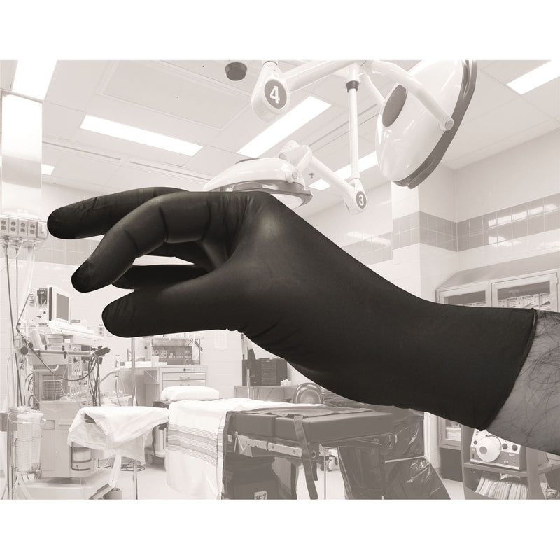 Bodyguards Powder Free Black Nitrile Disposable Gloves XL Box of 100 Tattoo Bodyguard - Dynamic Drive