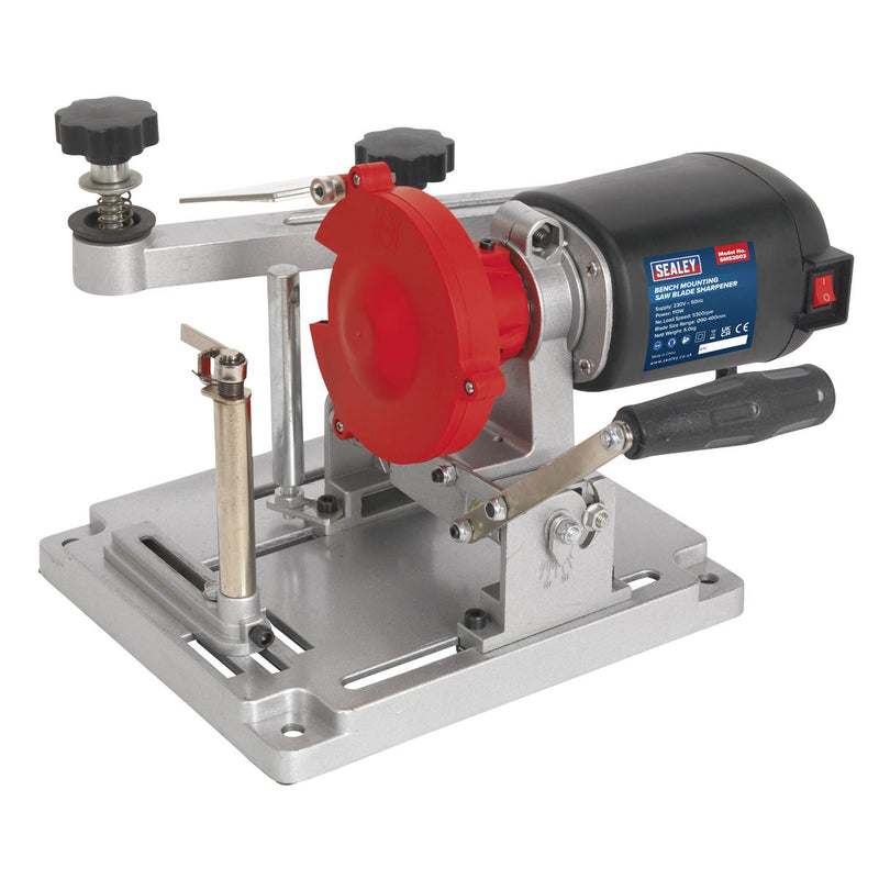 Sealey Saw Blade Sharpener Bench Mounting 110W SMS2003 Sealey - Dynamic Drive