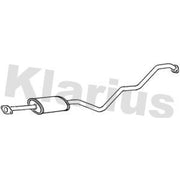 Klarius Box With Centre Pipe Centre fits Nissan Almera 2002-2006 1.5